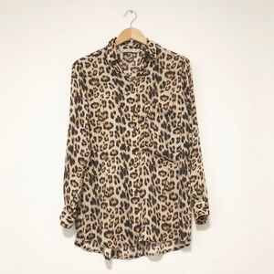 Leopard print blouse